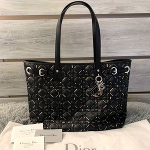 Christian Dior quilted tote bag